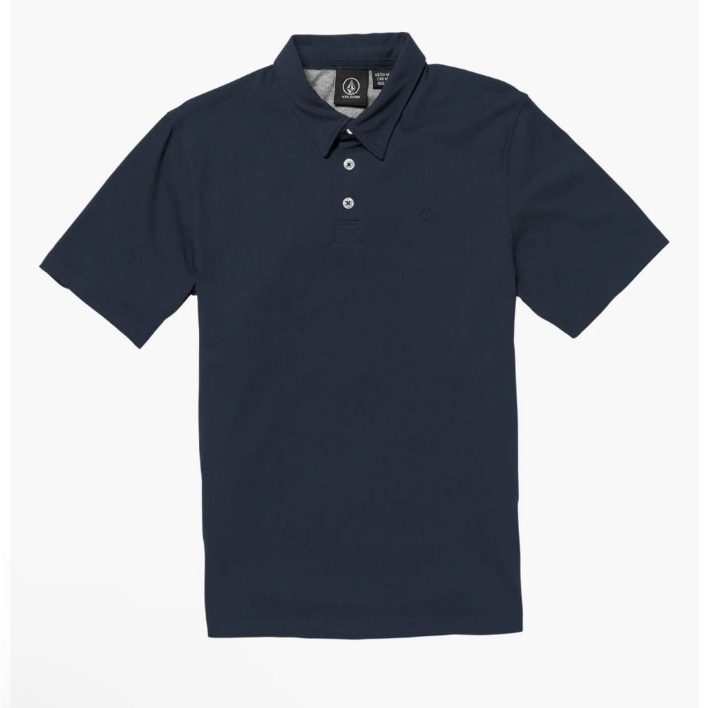 Volcom Kids' Wowzer Polo in navy blue. Wore and washed once